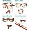 image:imageEyekepper Oversized Reading Glasses Square Large Blue Light Readers for Men Women2 Tortoise