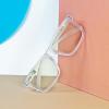 image:imageEyekepper Oversized Reading Glasses Square Large Blue Light Readers for Men WomenClear