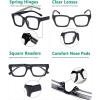 image:imageEyekepper 4 Pack Ladies Computer Glasses Oversized Square Design Blue Light Filter Readers 1004pcs Black