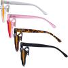 image:imageEyekepper 4 Pack Oversized Blue Light Filter Glasses Women Cat Eye Computer Reading Glasses 125Blue Light Blockingb984 Pairs