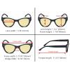 image:imageEyekepper 4 Pack Oversized Blue Light Filter Glasses Women Cat Eye Computer Reading Glasses 175Blue Light Blockingb604 Pairs