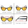 image:imageEyekepper 4 Pack Oversized Blue Light Filter Glasses Women Cat Eye Computer Reading Glasses 175Blue Light Blockingb904 Pairs