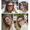 image:imageEyekepper 4 Pack Reading Glasses Blue Light Blocking Oversized Square Computer Readers 1004 Pairs Mix