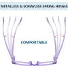 image:imageEyekepper 4 Pack Reading Glasses Blue Light Blocking Oversized Square Computer Readers 1006 Pack Mix Colornr9107