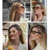 image:imageEyekepper 4 Pack Reading Glasses Blue Light Blocking Oversized Square Computer Readers 100Blue Light Blockingb904 Pairs