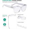 image:imageEyekepper 4 Pack Reading Glasses Oversized Blue Light Filter Glasses Women Readers 1255 Pairs Mix