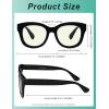 image:imageEyekepper 4 Pack Reading Glasses Oversized Blue Light Filter Glasses Women Readers 125Blue Light Blockingb404 Pairs