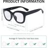 image:imageEyekepper 4 Pack Reading Glasses Oversized Blue Light Filter Glasses Women Readers 2505 Pairs Mix