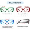 image:imageEyekepper 4Pack Reading Glasses Blue Light Blocking Stylish Computer Glasses Readers Women 106 Pack Mix Color