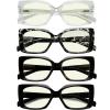 image:imageEyekepper 4Pack Reading Glasses Blue Light Blocking Stylish Computer Glasses Readers Women 25Blue Light Blockingb404 Pairs