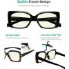 image:imageEyekepper 4Pack Reading Glasses Blue Light Blocking Stylish Computer Glasses Readers Women 25Blue Light Blockingb404 Pairs