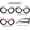 image:imageEyekepper 4pack Reading Glasses Blue Light Blocking Women Oversized Round Computer Readers 1004 Pack Mix Color