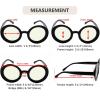 image:imageEyekepper 4pack Reading Glasses Blue Light Blocking Women Oversized Round Computer Readers 100Blue Light Blocking Reading Glasses