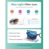 image:imageEyekepper 4pack Reading Glasses Blue Light Blocking Women Oversized Round Computer Readers 20012 Pack Mix  Uvr9112