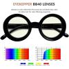 image:imageEyekepper 4pack Reading Glasses Blue Light Blocking Women Oversized Round Computer Readers 200Blue Light Blocking Reading Glasses