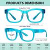 image:imageEyekepper Huge Metalless Reading Glasses with Screwless Spring Hinges 6 Pack Oversized Readers for Women 1256 Pack Mix Color  C