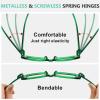image:imageEyekepper Huge Metalless Reading Glasses with Screwless Spring Hinges 6 Pack Oversized Readers for Women 2256 Pack Mix Color  a