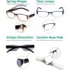 image:imageEyekepper Huge Metalless Reading Glasses with Screwless Spring Hinges 6 Pack Oversized Readers for Women 3004 Pairs Mix