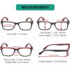 image:imageEyekepper Computer Reading GlassesUV ProtectionAnti GlareAntiReflective Computer Readers Black Red10Black RedClear Lens