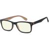 image:imageEyekepper Blue Light Filter Reading Glasses  Reduce Eye Strain Computer Readers  Transparent Frame20Black Brownblock Blue Light Lens