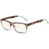 image:imageEyekepper Computer Reading Glasses for Men Blue Light Blocking Readers Women BlackTortoise Green Frame
