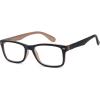 Black Brown/Clear Lens
