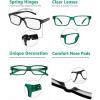 image:imageEyekepper 7pack Reading Glasses Blue Light Blocking for Men 2503 Black 2 Green