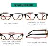 image:imageEyekepper 7pack Reading Glasses Blue Light Blocking for Men 05BlackYellow5pcs All Clear Lens