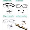 image:imageEyekepper 7pack Reading Glasses Blue Light Blocking for Men 1755pcs Mixwith Transparent Frame