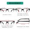 image:imageEyekepper 7pack Reading Glasses Blue Light Blocking for Men 225BlackClear5pcs All Clear Lens