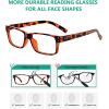 image:imageEyekepper 7pack Reading Glasses Blue Light Blocking for Men 4003 Black 2 Tortoise