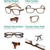 image:imageEyekepper Blue Light Filter Reading Glasses  Reduce Eye Strain Computer Readers  Transparent Frame175TortoiseClear Lens