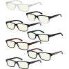 image:imageEyekepper 7pack Reading Glasses Blue Light Blocking for Men 225Blue Light Blockingb407 Pairs
