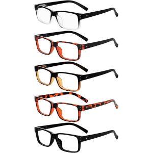 image:imageEyekepper 7pack Reading Glasses Blue Light Blocking for Men 4005 Pack Mix Color2