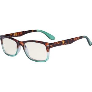 image:imageEyekepper Computer Reading GlassesUV ProtectionAnti GlareAntiReflective Computer Readers Tortoise225TortoiseGreenblock Blue Light Lens