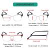 image:imageEyekepper 4 Pack Computer Reading Glasses for Women Blue Light Blocking Readers Yellow Tinted 1504 Pairs Mix