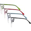 image:imageEyekepper 4pack Round Reading Glasses Blue Light Blocking Women Yellow Tinted 1504 Pairs Mix
