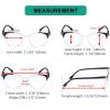 image:imageEyekepper 4pack Round Reading Glasses Blue Light Blocking Women Yellow Tinted 1504 Pairs Mix