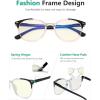 image:imageEyekepper 4pack Round Reading Glasses Blue Light Blocking Women Yellow Tinted 150Blue Light Blockingb404 Pairs