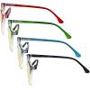 image:imageEyekepper 4pack Round Reading Glasses Blue Light Blocking Women Yellow Tinted 150Blue Light Blockingb604 Pairs