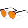 image:imageEyekepper 4pack Round Reading Glasses Blue Light Blocking Women Yellow Tinted 150Blue Light Blockingb984 Pairs