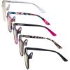 image:imageEyekepper 5 Pairs Stylish Eyeglasses Eyewear for WomenBlue Light Blockingb605 Pairs