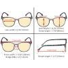 image:imageEyekepper Ladies Reading Glasses  4 Pack Large Square Readers for WomenBlue Light Blockingb604 Pairs