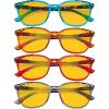 image:imageEyekepper Ladies Reading Glasses  4 Pack Large Square Readers for WomenBlue Light Blockingb904 Pairs