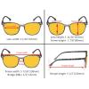 image:imageEyekepper Ladies Reading Glasses  4 Pack Large Square Readers for WomenBlue Light Blockingb984 Pairs