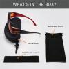 image:imageEyekepper Red Lens Blue Light Glasses MenFitover Blue Light Blocking Glasses Women Red Light Glasses Eye Protection  Black1804black Red100 Blue Light Blocking