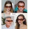 image:imageEyekepper Red Lens Blue Light Glasses MenFitover Blue Light Blocking Glasses Women Red Light Glasses Eye Protection  Black1804tortoise100 Blue Light Blocking