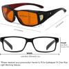 image:imageEyekepper Red Lens Blue Light Glasses MenFitover Blue Light Blocking Glasses Women Red Light Glasses Eye Protection  Black1805black Red100 Blue Light Blocking