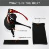 image:imageEyekepper Red Lens Blue Light Glasses MenFitover Blue Light Blocking Glasses Women Red Light Glasses Eye Protection  Black1806black Red100 Blue Light Blocking
