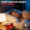 image:imageEyekepper Red Lens Blue Light Glasses MenFitover Blue Light Blocking Glasses Women Red Light Glasses Eye Protection  BlackRed Tinted1806black Red